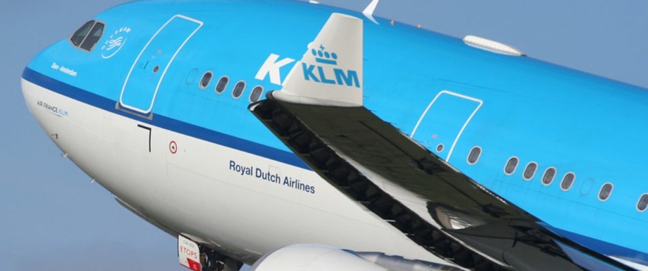 Airbus A330 von KLM: Ungewöhnliche Route.