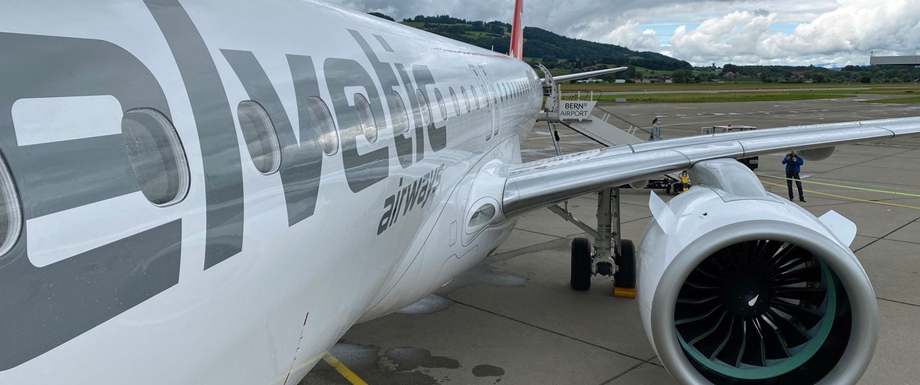 Embraer E195-E2 von Helvetic Airways: Rechtzeitig Ersatzmotoren bestellt.