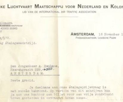 KLM löst 83-jähriges Ticket ein