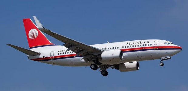 Boeing 737 von Meridiana: Die italienische Airline hat mehrere Flugzeuge des Typs durch die Übernahme von Air Italy.