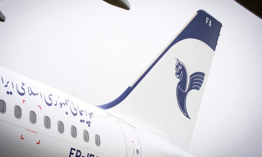 Airbus A321 of Iran Air.
