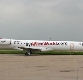 Embraer 145LR: das erste Flugzeug der Africa World Airlines