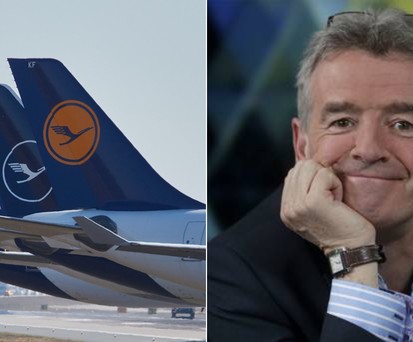 Michael O'Leary: Schoss scharf gegen Lufthansa.