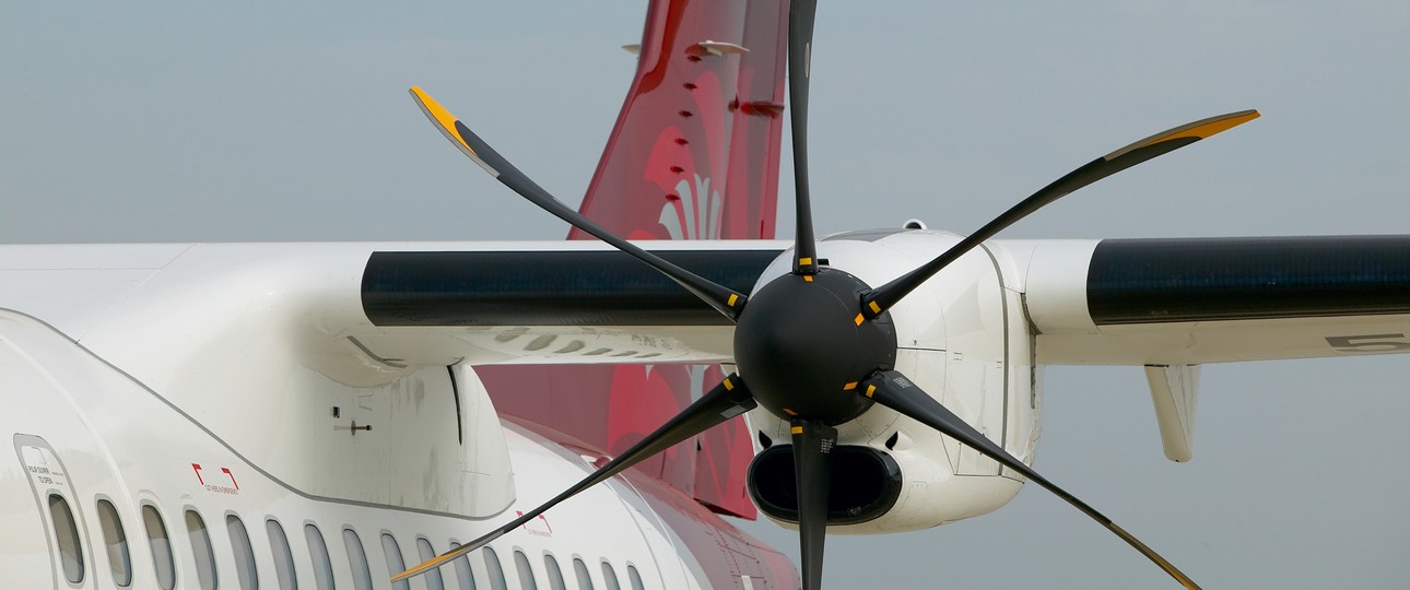 ATR, hier noch in Air-Madagascar-Zeiten: Fokus aus Inlands.