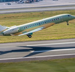 Dassault Falcon 10X: Der Jet ist am 19. Juni das erste Mal geflogen.