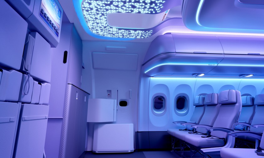 Grafik einer Kabine der A320 Neo-Serie: Mehr Möglichkeiten für den A321 Neo.
