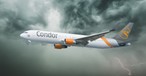 Condor-Jet im Gewitter: Soll seltener vorkommen.