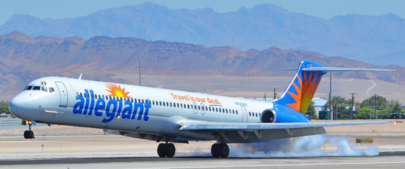 Jet von Allegiant Air (hier im Bild im Jahr 2014): Die Fluglinie steht nicht zum ersten Mal in der Kritik.