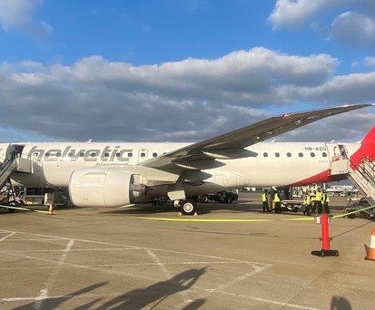 Embraer E190-E2 in London City: Premiere.