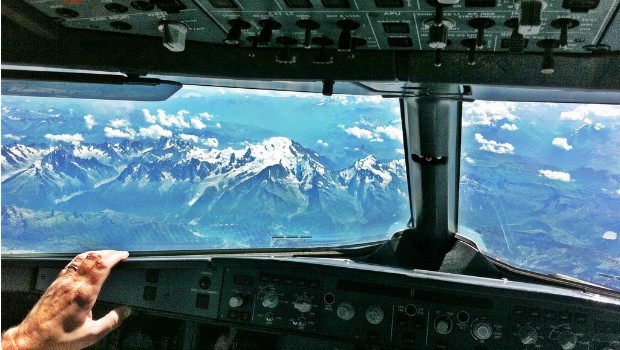Platz 3: Mont Blanc. Der Blick auf den Mont Blanc und die Alpen ist grandios.