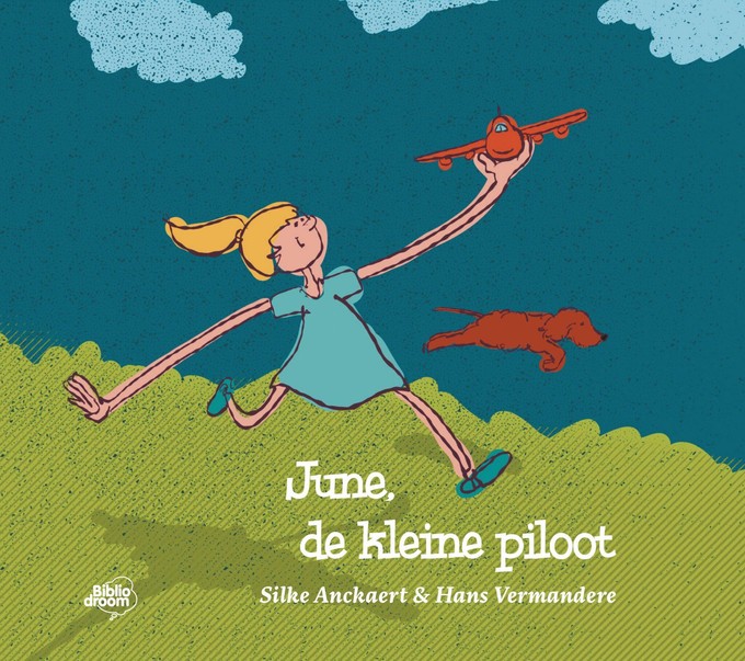 June, de kleine piloot: Das Buchcover.