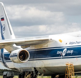 Antonov An-124 von Volga-Dnepr: Ärger um die Frachtriesen.