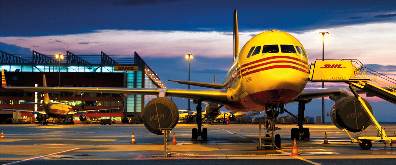 Flugzeug in Leipzig: Fracht läuft gut.