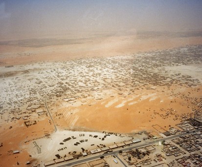 Luftaufnahme von Nouakchott: Flughafen überlastet.