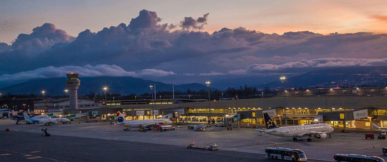 Flughafen Quito: Macht sich hübsch.