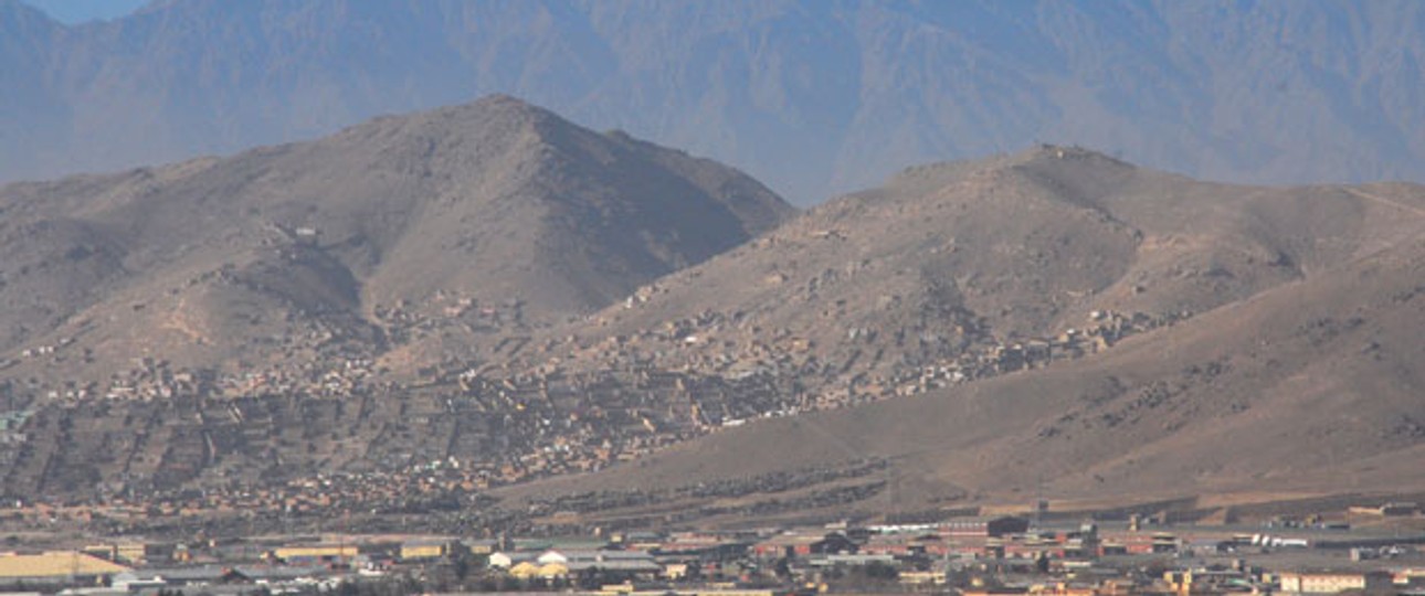 Der internationale Flughafen in Kabul.