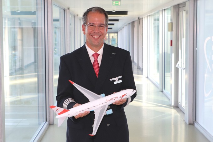 Michael Umgeher, Langstrecken-Flottenchef von Austrian Airlines.