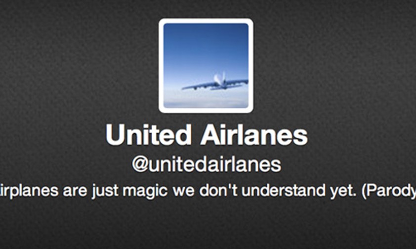 Konto der Fake-United: Neu auch mit Parodie-Hinweis.