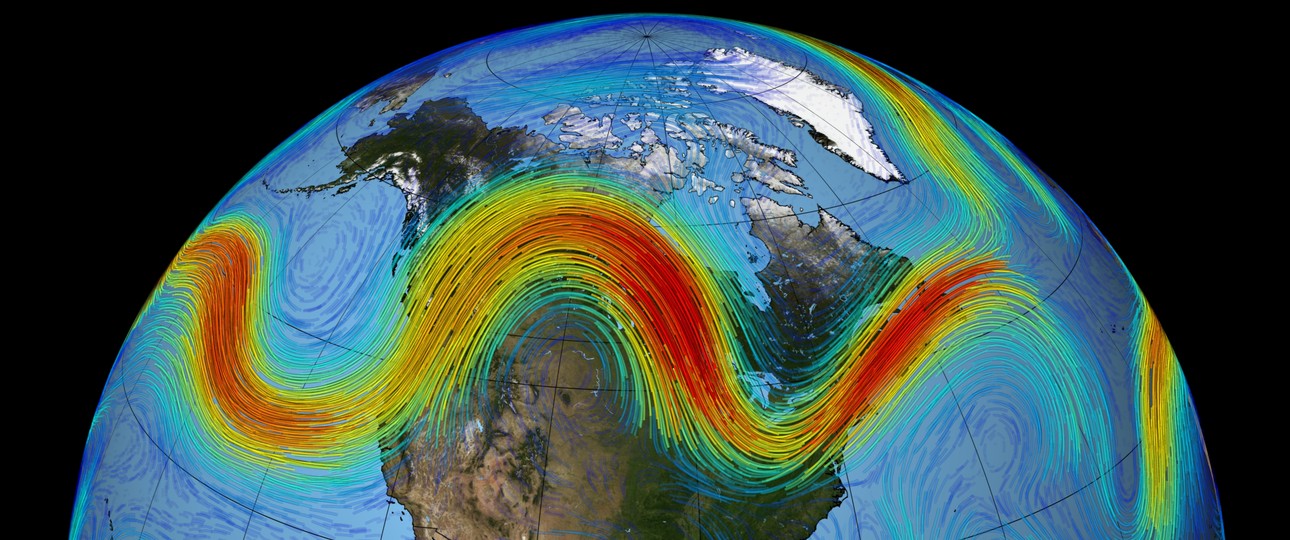 Visualisierung des Polar-Jetstreams: Keine statische Größe.