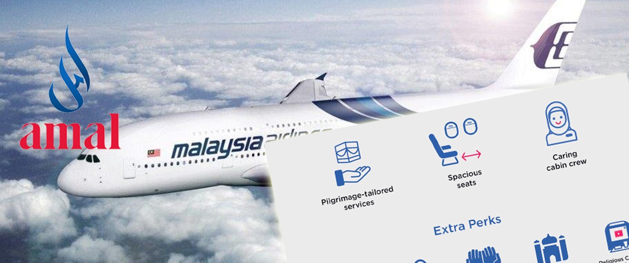 Flieger von Malaysia Airlines, Angebot von Amal: Die Airline will mit Komfort punkten.