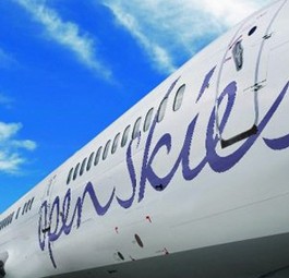 Boeing B757 von Open Skies: Öfters nach New York.