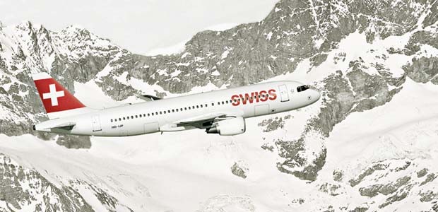 Airbus A320 von Swiss: Die Schweizer Airline fliegt die neuen Strecken mit dem Jet oder mit Dash 8.