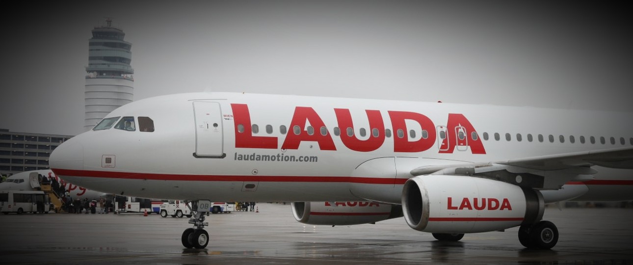 Flugzeug von Lauda: In Wien zu viele eingeplant.