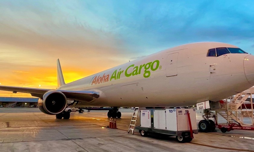 Ein Boeing-767-Frachter von Aloha Air Cargo: Betrieben von Schwester Northern Air Cargo.