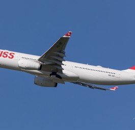 Airbus A330 von Swiss: Passagier benahm sich völlig daneben.