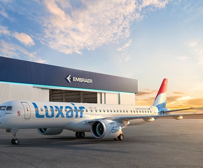 Luxair mit dem Embraer E195-E2