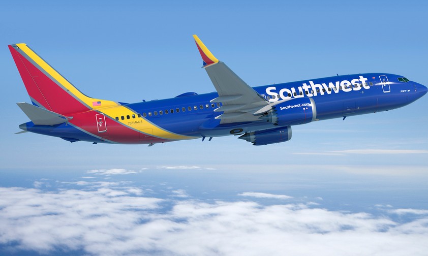 Boeing 737 Max 8 von Southwest Airlines: Zwei hiekle Zwischenfälle.