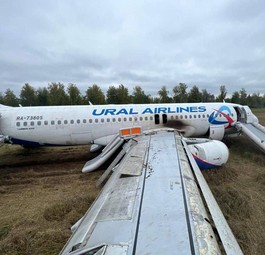 So erklärt Ural Airlines die Notlandung des Airbus A320 im Weizenfeld