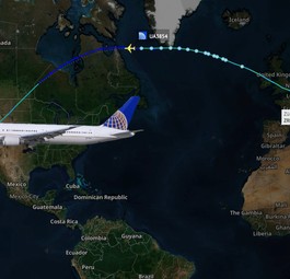 boeing 767 united airlines zuerich los angeles