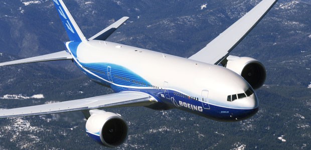 B777 von Boeing: Die Flügel sollen breiter werden.