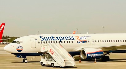 Boeing 737 Max von Sun Express: Im Flieger wurde es heiß. 