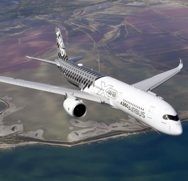 Airbus A350 XWB im Flug