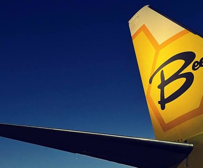 Heck eines Bees-Jets: Mussten schon Mitte Februar ausgeflogen werden.