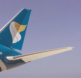 Boeing 787-9 Dreamliner von Oman Air: Die Fluggesellschaft kann weiterhin alle vom Embargo betroffenen Ziele anfliegen.