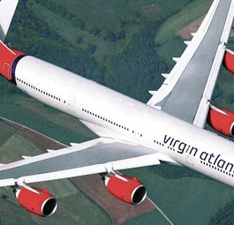 Airbus A340 von Virgin Atlantic: Drei verbliebenen Exemplare sprangen für fehlende Dreamliner ein.
