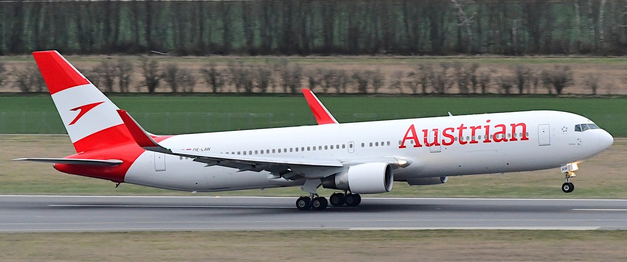 Austrian-Airlines-Jet mit dem Kennzeichen OE-LAW: Sie wird die Flotte wohl als zweite oder dritte Boeing 767 verlassen.