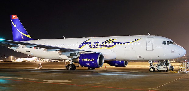 Airbus A320 von Hello: Bleibt ab sofort am Boden.