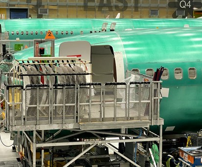 Boeing-Produktion: In 737 Max wurden fehlerhafte Teile gefunden.