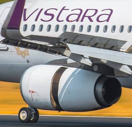 A320 von Vistara: Die indische Fluglinie geht mit Boeing auf die Langstrecke.
