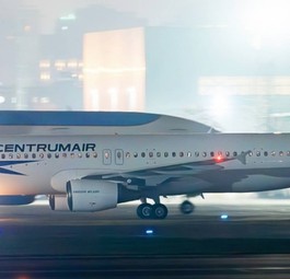 Airbus A320 von Centrum Air: Die Airline will mit kurzem Umsteigezeiten auf dem Weg zwischen Asien und Europa punkten.