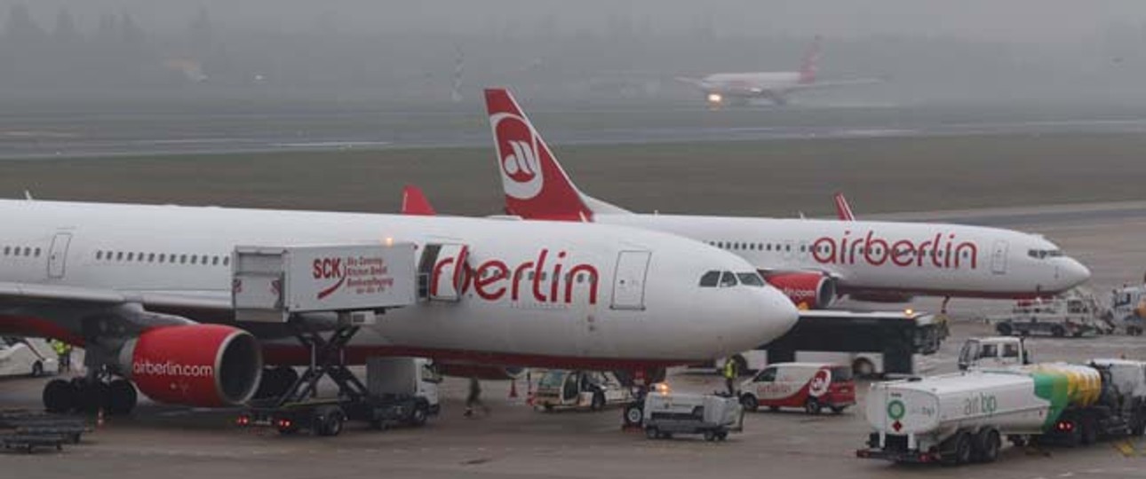 Flieger von Air Berlin: Bleiben heute wieder viele am Boden?