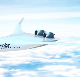 Im Design von Alaska Airlines: Das Flugzeugkonzept von Jet Zero.