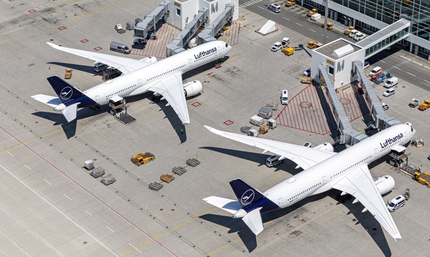 Lufthansa-Flugzeuge in München: Der Flughafen fühlt sich angegriffen.