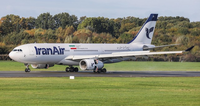 Airbus A330 von Iran Air: die Fluglinie hat nur noch sechs einsatzfähige Flugzeuge.