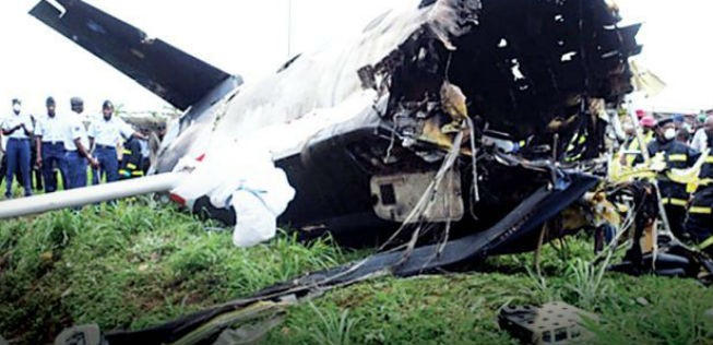 Das Wrack der Embraer E120: Keine Überlebenden.