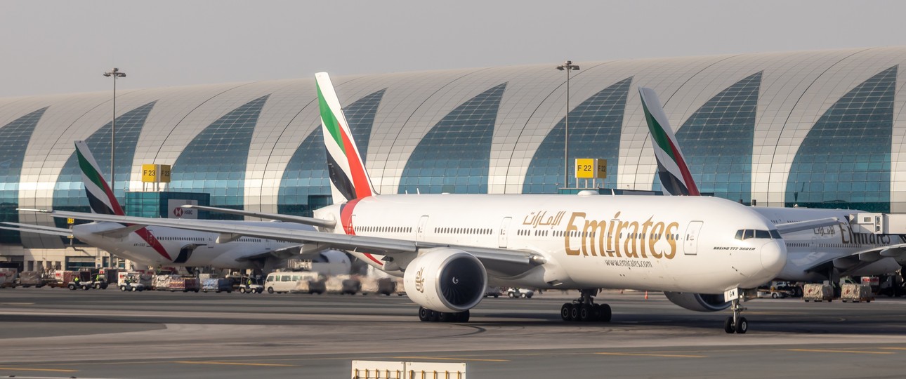 Emirates und Dubai: Zwei Schwergewichte der Luftfahrt, die zuletzt Passagiereinbrüche verzeichneten.